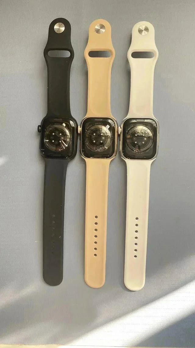 Unbranded Smartwatches S9 Series square touchscreen smartwatch with silicone strap product detail image 3