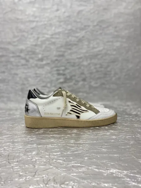 Golden Goose Ballstar Glitter Silver Sneakers - 20