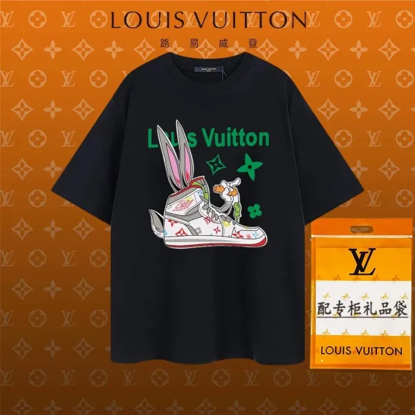 Louis Vuitton x Warner Bros Bugs Bunny Monogram Graphic T-Shirt Black - 14