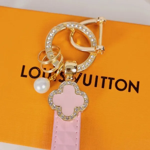Louis Vuitton Crab Charm Monogram Sky Blue Leather Keychain - 44