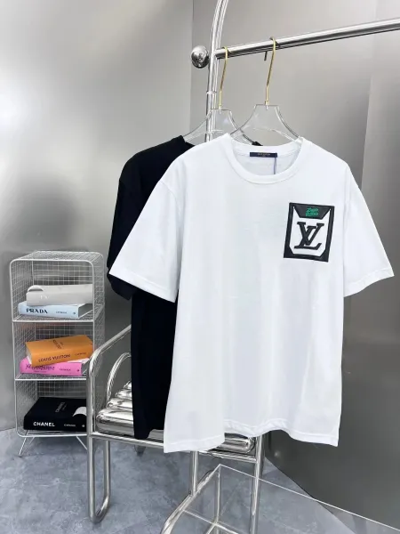 Louis Vuitton x Virgil Abloh Pocket Logo T-Shirt Black - 8