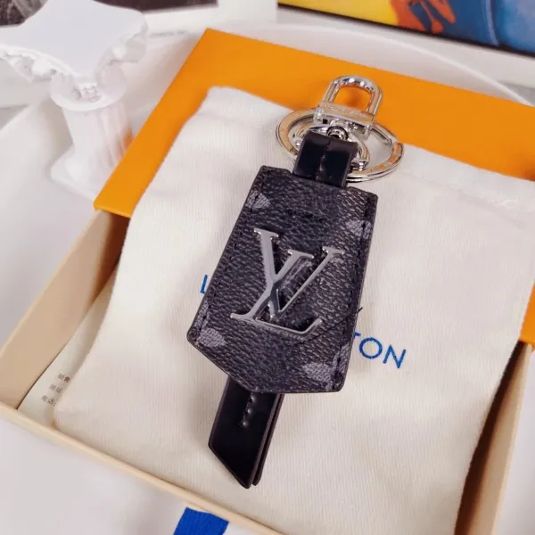 Louis Vuitton Crab Charm Monogram Sky Blue Leather Keychain - 75