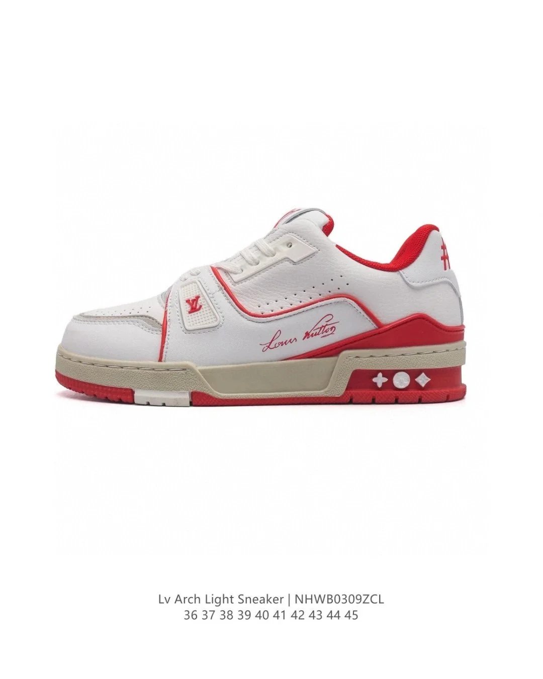 Louis Vuitton Arch Light Sneaker Pink and White Sneakers - 12