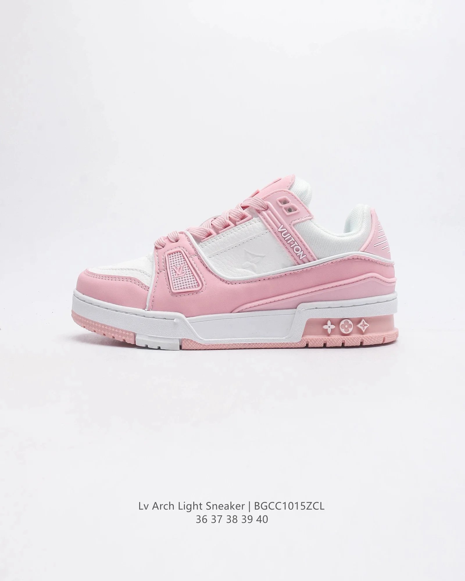 Louis Vuitton Arch Light Sneaker Pink and White Sneakers - 11