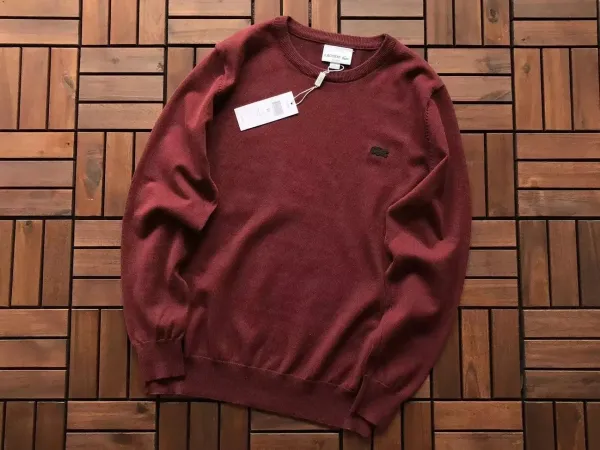 Lacoste Half-Zip Knit Sweater Navy - 8