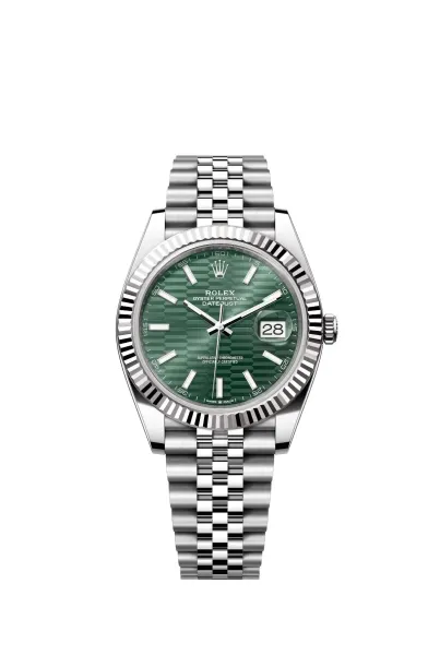Rolex Submariner Green Dial Gold Watch - 16