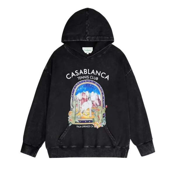 Casablanca Unity Is Power Hoodie Brown - 11