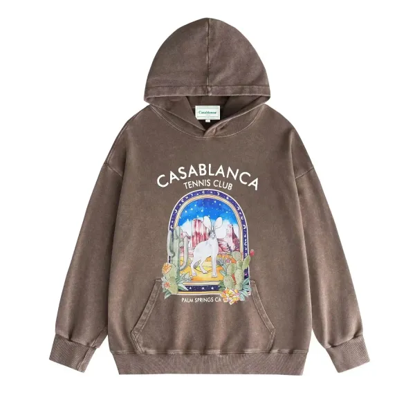 Casablanca Unity Is Power Hoodie Brown - 12