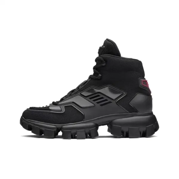 Prada Re-Nylon Cloudbust Trek Black Boots - 12