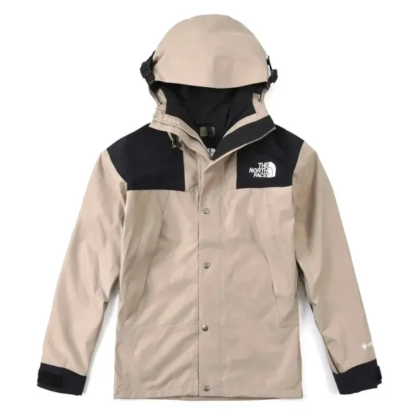 Design High-Collar Fleece Jacket Pink and Black Outerwear - 8