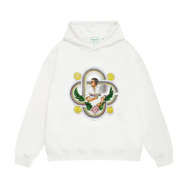 Casablanca Casa Sport Palm Springs Hoodie Black - 12