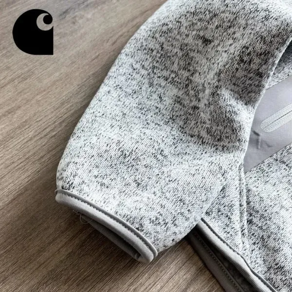 Carhartt Work In Progress Fleece Jacket Heather Gray Outerwear - 14