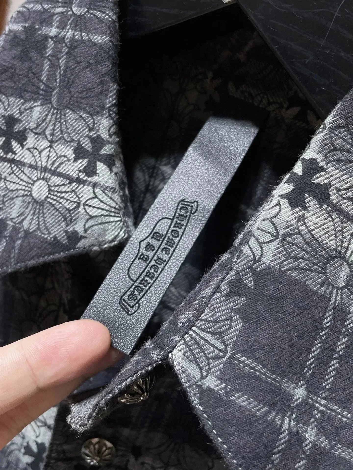 Chrome Hearts x Unknown Denim Shirt Black Shirt - 6