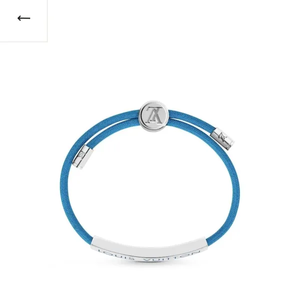 Louis Vuitton Monogram World Tour Blue Rope Bracelet - 6