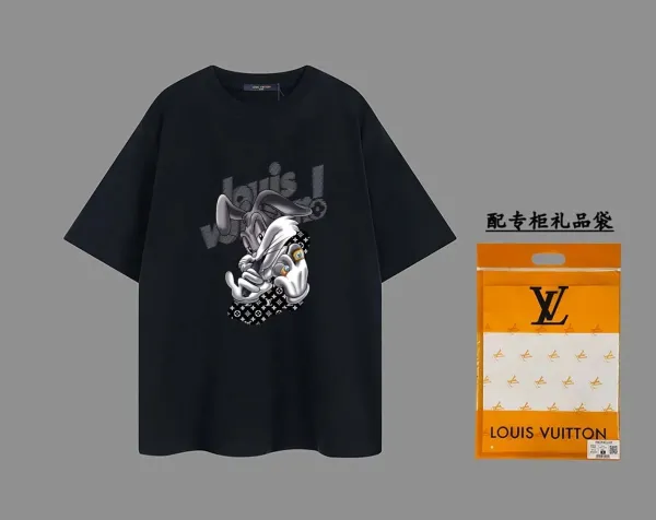 Louis Vuitton x Warner Bros Bugs Bunny Monogram Graphic T-Shirt Black - 4