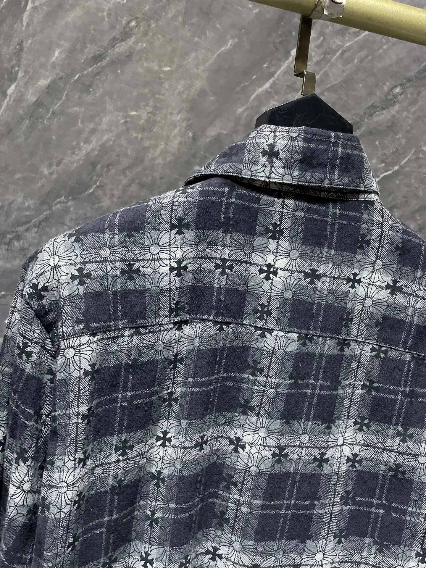 Chrome Hearts x Unknown Denim Shirt Black Shirt - 4
