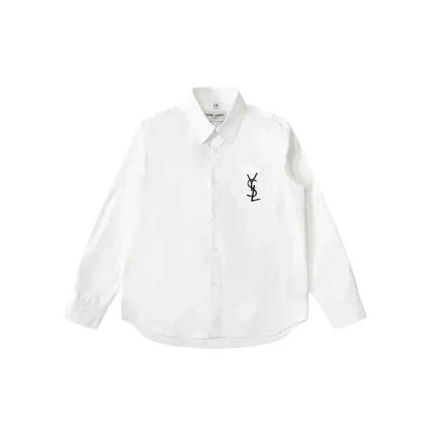 Saint Laurent YSL Gradient Knit Sweater Black-White - 7