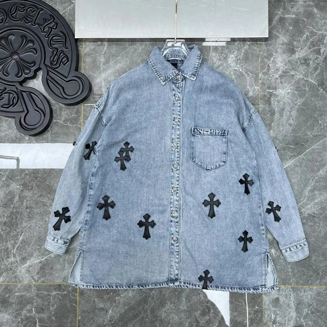 Chrome Hearts x Unknown Denim Shirt Black Shirt - 18