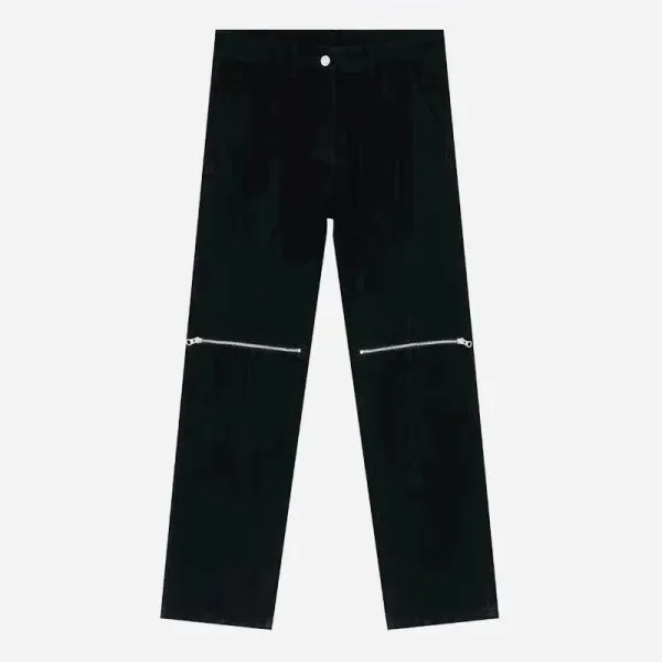 Gallery Dept. Distressed Patchwork Black Jeans - 7