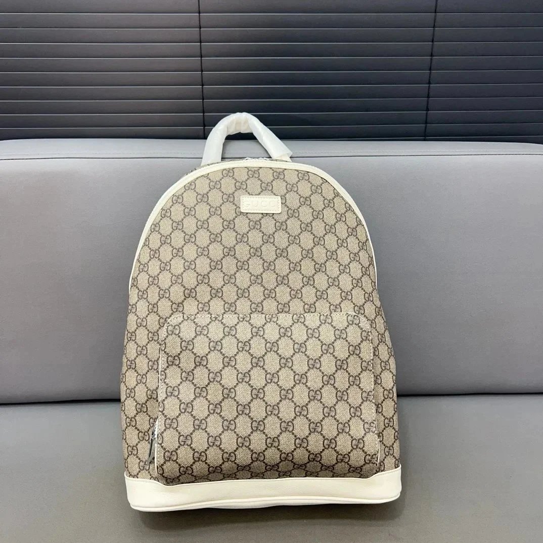 Gucci GG Marmont Backpack Gray with Yellow Accents - 14