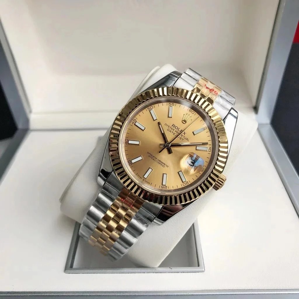 Rolex Submariner Green Dial Gold Watch - 57