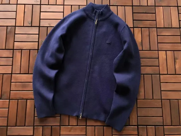 Lacoste Half-Zip Knit Sweater Navy - 13