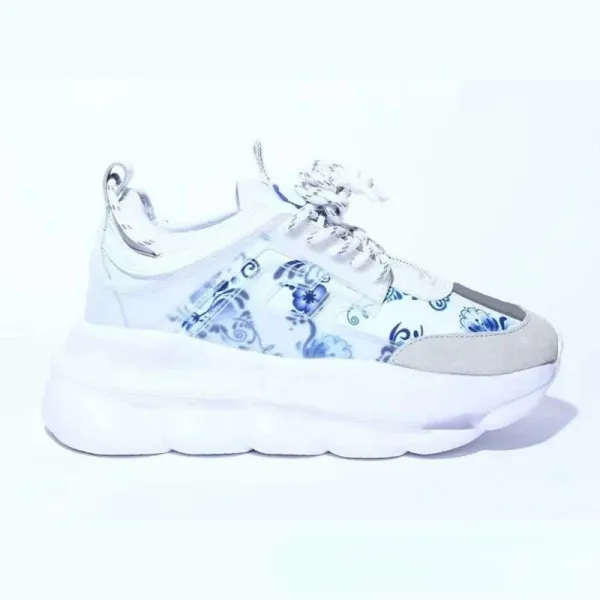 Off-White x Unknown Designer Chunky Mesh Sneakers Multicolor - 28