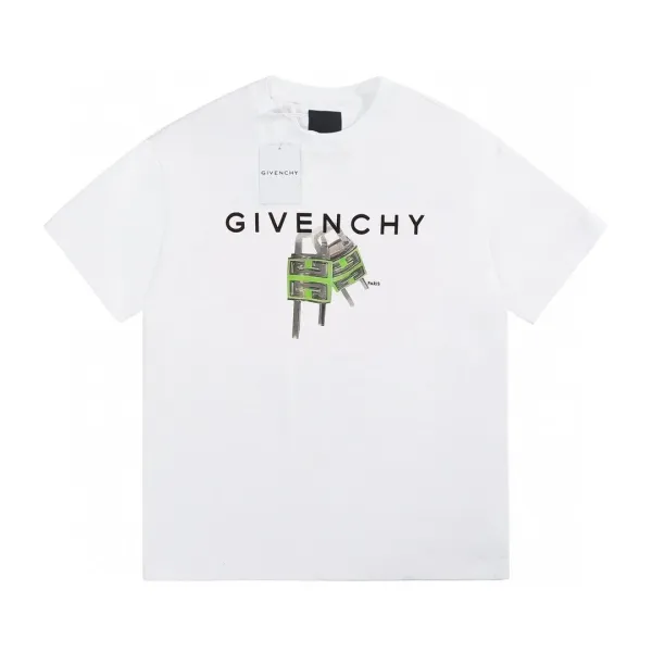 Gucci Lightning Logo Print White T-Shirt - 18