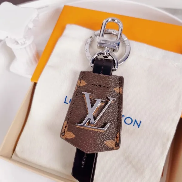 Louis Vuitton Crab Charm Monogram Sky Blue Leather Keychain - 79