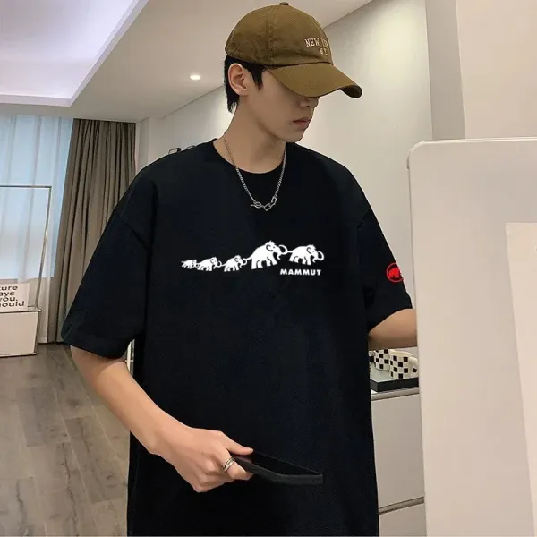 Gucci Lightning Logo Print White T-Shirt - 41