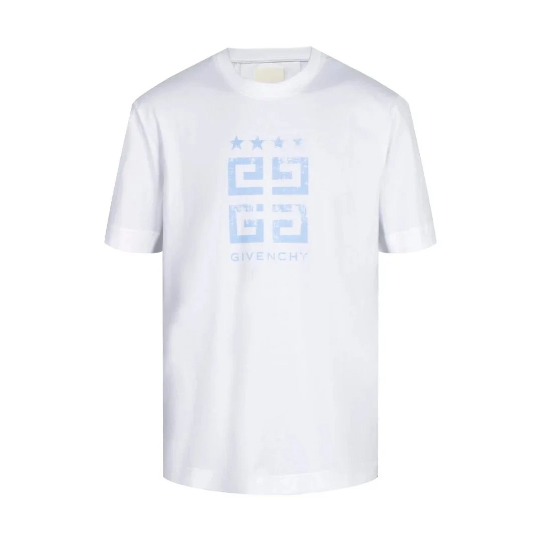 Gucci Lightning Logo Print White T-Shirt - 32