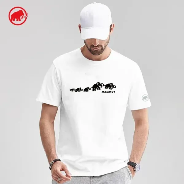 Gucci Lightning Logo Print White T-Shirt - 40