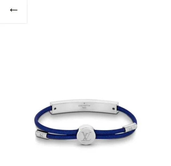 Louis Vuitton Monogram World Tour Blue Rope Bracelet - 7