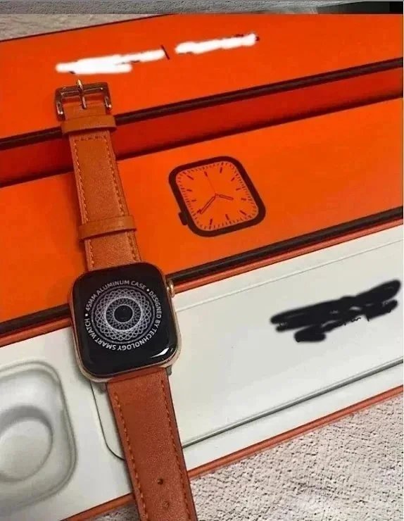 Unbranded Smartwatches Square smartwatch with leather strap image 6