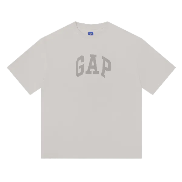 Gap Arch Logo Oversized T-Shirt Charcoal Gray T-Shirt - 2