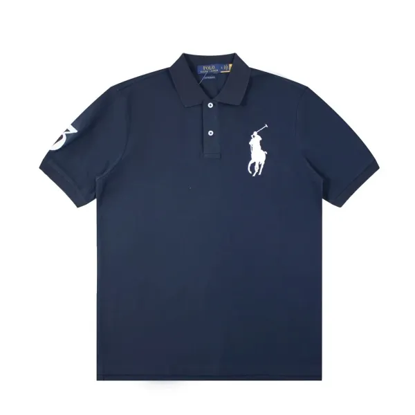 Ralph Lauren Big Pony Black Polo Shirt - 14