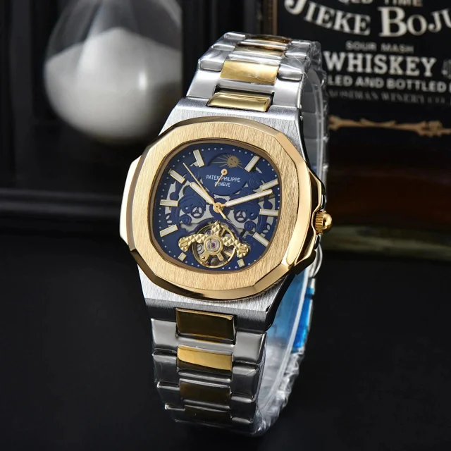 Patek Philippe Watches Stainless Steel Bracelet Watch with Crystal Bezel product detail image 3