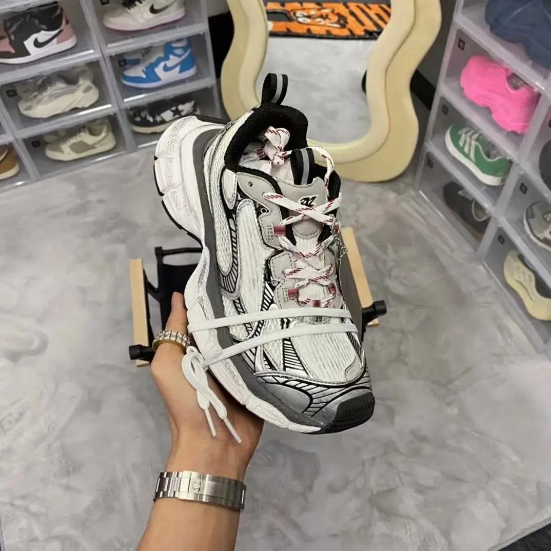 Asics Gel-Kayano 14 Orange Black Chunky Sneakers - 12