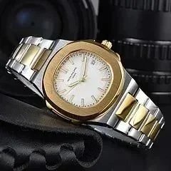 Patek Philippe Watches Stainless Steel Bracelet Watch with Crystal Bezel — 16