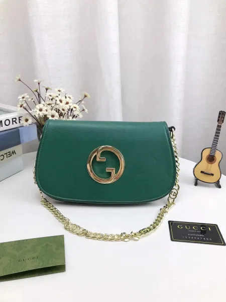 Gucci GG Marmont Mini Chain Wallet in Silver Gray - 27