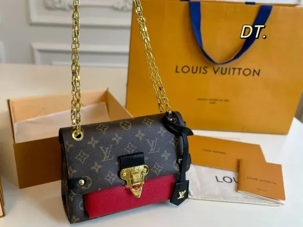 Louis Vuitton Monogram Saddle Bag Brown Beige Crossbody Bag - 23