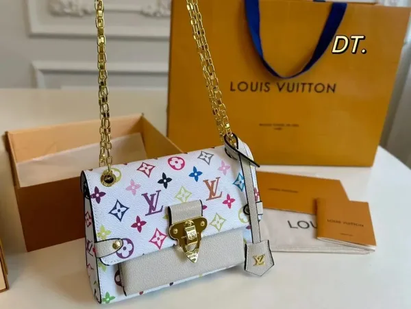 Louis Vuitton Monogram Saddle Bag Brown Beige Crossbody Bag - 21