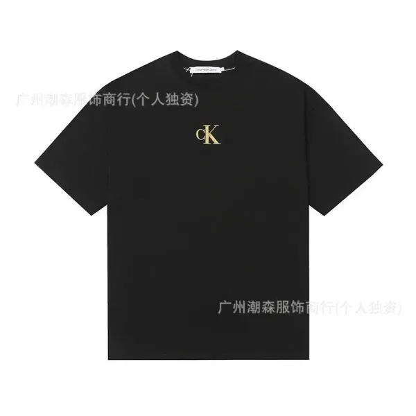 Calvin Klein Jeans Monogram Logo Black T-Shirt - 1