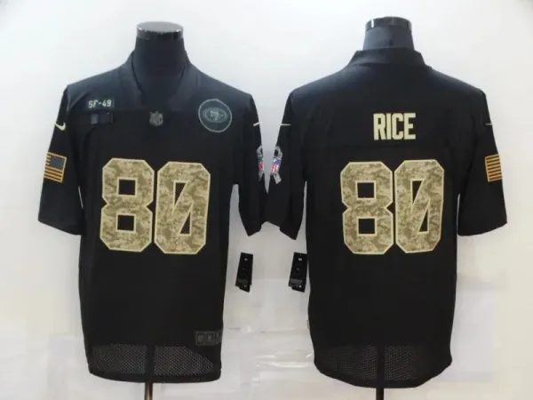 Nike NFL Salute to Service Colin Kaepernick Jersey Black Camo - 14