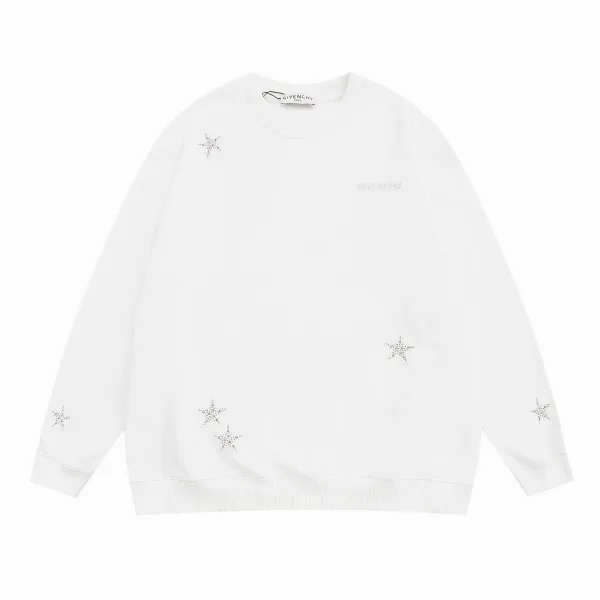 Givenchy Star-Embellished Black Crewneck Sweatshirt - 9