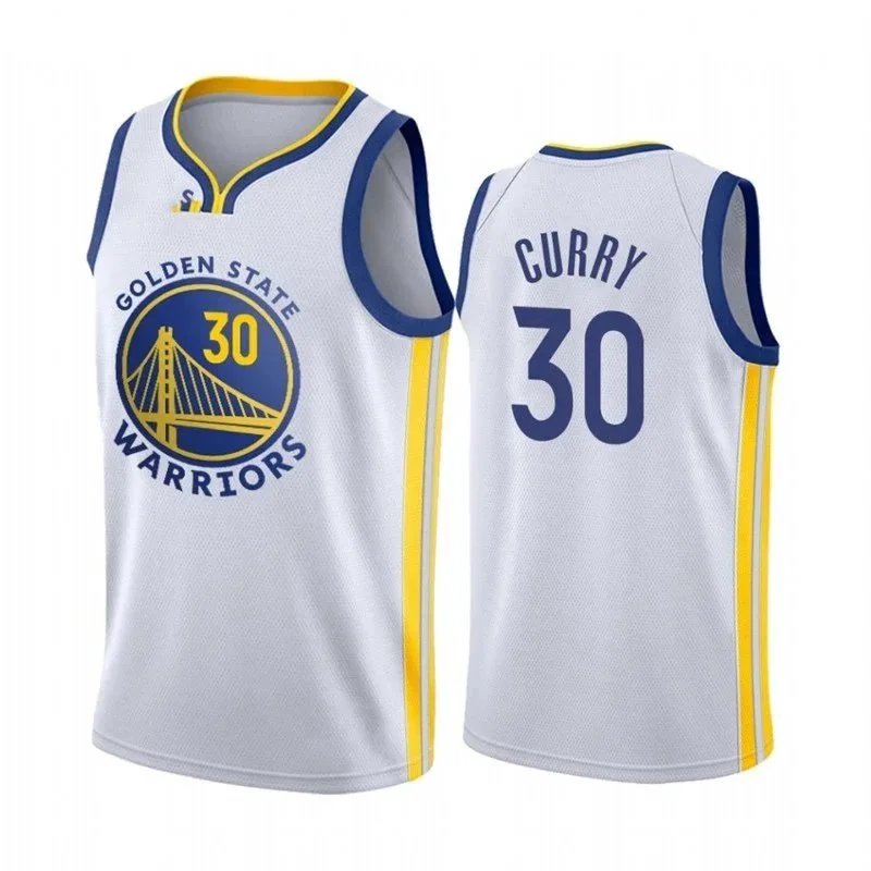 Nike Golden State Warriors White Curry 30 Jersey