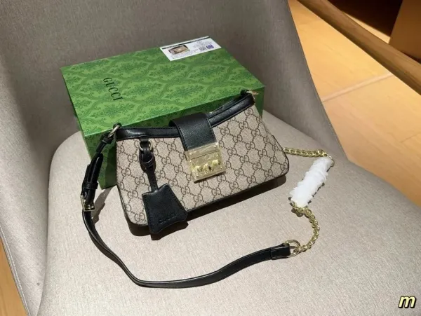 Gucci GG Marmont Mini Chain Wallet in Silver Gray - 15
