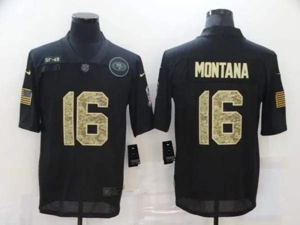 Nike NFL Salute to Service Colin Kaepernick Jersey Black Camo - 13