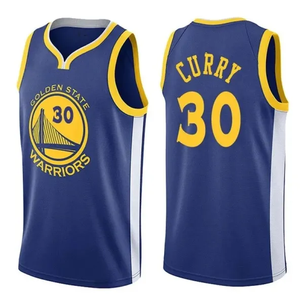San Francisco Warriors #30 Throwback Jersey White - 4