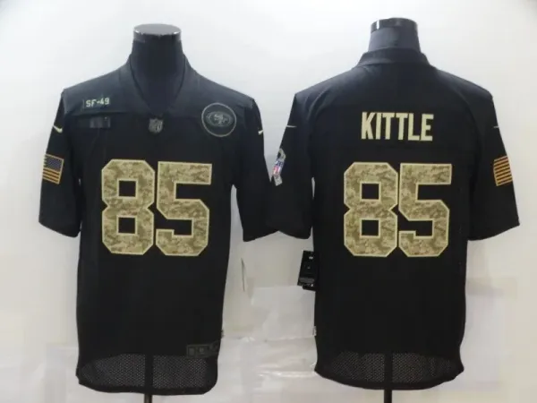 Nike NFL Salute to Service Colin Kaepernick Jersey Black Camo - 11